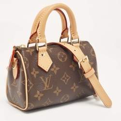 Pre Owned Louis Vuitton Monogram Canvas Speedy Nano Bag