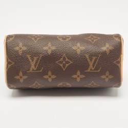 Pre Owned Louis Vuitton Monogram Canvas Speedy Nano Bag