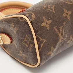 Pre Owned Louis Vuitton Monogram Canvas Speedy Nano Bag