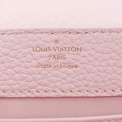 Louis Vuitton Lilac Mother Of Pearl Taurillon Leather Mini Capucines Bag