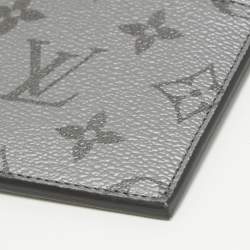 Louis Vuitton Silver Monogram Canvas and Taiga Leather Coin Card Holder