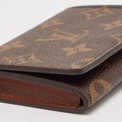 Pre Owned محفظة لوي فيتون "انفيلوي كارت ذو فيزيت كانفاس مونوغرامي