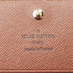 Pre Owned محفظة لوي فيتون "انفيلوي كارت ذو فيزيت كانفاس مونوغرامي