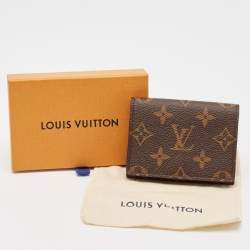 Pre Owned محفظة لوي فيتون "انفيلوي كارت ذو فيزيت كانفاس مونوغرامي