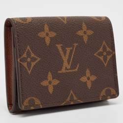 Pre Owned محفظة لوي فيتون "انفيلوي كارت ذو فيزيت كانفاس مونوغرامي