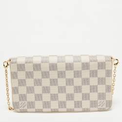 Louis Vuittion Damier Azur Coated Canvas Pochette Felicie Bag