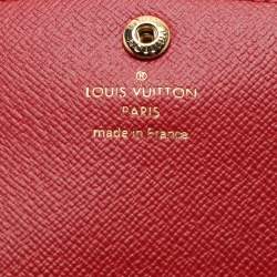 Louis Vuitton Damier Ebene Canvas Emilie Wallet