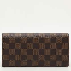 Louis Vuitton Damier Ebene Canvas Emilie Wallet