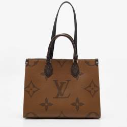 Louis Vuitton Reverse Monogram Giant Canvas Onthego MM Bag