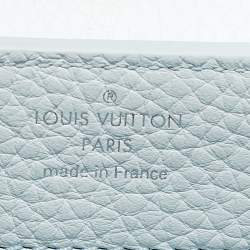 مملوكة مسبقًا Louis Vuitton Blue Glacier Iridescent Taurillon Leather Mini Capucines Bag