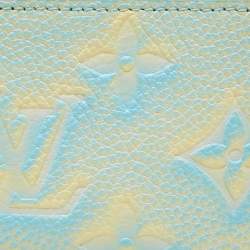 Louis Vuitton Vert D'eau Green Monogram Empreinte Leather Key Pouch 