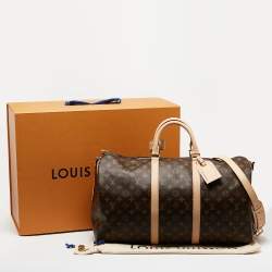 Louis Vuitton Monogram Canvas Keepall Bandouliere 50 Bag