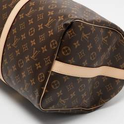 Louis Vuitton Monogram Canvas Keepall Bandouliere 50 Bag