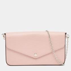 Louis Vuitton Rose Ballerine Epi Leather Pochette Felicie Bag