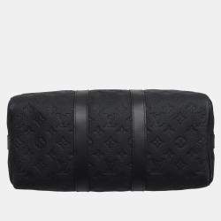 Pre Owned Louis Vuitton Monogram Keepall Bandouliere 35 Taurillon Bag