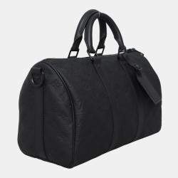 Pre Owned Louis Vuitton Monogram Keepall Bandouliere 35 Taurillon Bag
