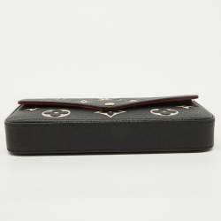 مملوكة مسبقًا Louis Vuitton Black/Beige Giant Monogram Empreinte Leather Felicie Pochette Bag