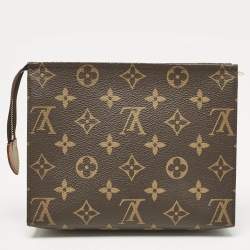 Pre Owned Louis Vuitton Monogram Canvas Toiletry 19 Pouch 