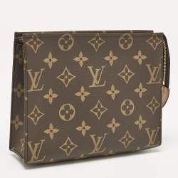 Pre Owned Louis Vuitton Monogram Canvas Toiletry 19 Pouch 