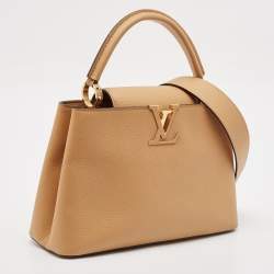 Pre Owned Louis Vuitton Arizona Taurillon Leather Capucines MM Bag