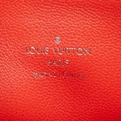 Louis Vuitton Metallic Teal Blue Monogram Embossed Leather Coussin PM Bag