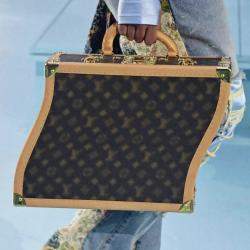 Louis Vuitton Brown Monogram Canvas Cotteville Wavy Trunk Bag