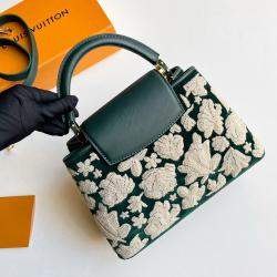 Louis Vuitton Embroidered Capucines BB Shoulder Bag