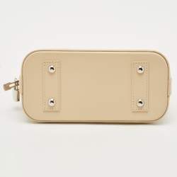 Louis Vuitton Beige Quilted Leather Malletage Alma BB Bag