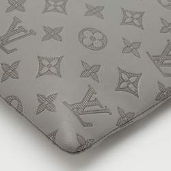 Louis Vuitton Anthracite Gray Monogram Shadow Leather Pochette Discovery