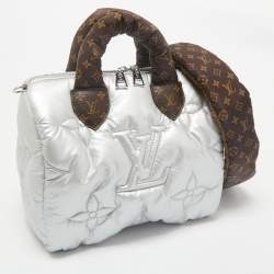 Louis Vuitton Silver Econyl Monogram Pillow Speedy Bandouliere 25 Bag