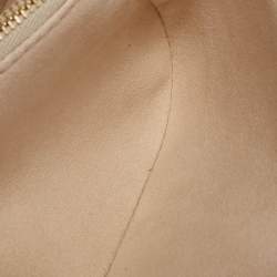 Louis Vuitton Creme Monogram Empreinte Leather Pochette Metis East West Bag