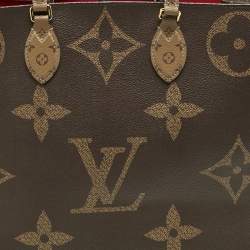 Louis Vuitton Monogram Reverse Giant Canvas OnTheGo GM Bag