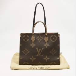 Louis Vuitton Monogram Reverse Giant Canvas OnTheGo GM Bag