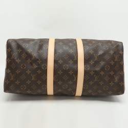 Louis Vuitton Monogram Canvas Keepall Bandouliere 45 Bag