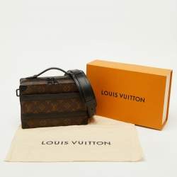 Pre Owned Louis Vuitton Monogram Macassar Canvas Handle Soft Trunk Bag