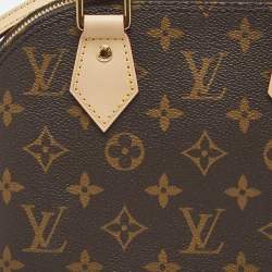 Pre Owned Louis Vuitton Monogram Canvas Alma BB Bag