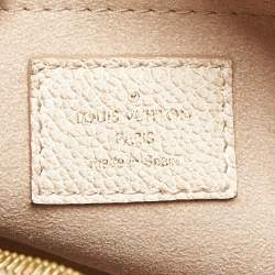 Pre Owned Louis Vuitton Beige Clair Summer Stardust Monogram Empreinte Leather Speedy Bandouliere 20 Bag