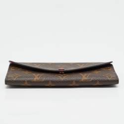 Pre Owned Louis Vuitton Fuchsia Monogram Canvas  Josephine Wallet