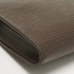 Pre Owned Louis Vuitton Moka Epi Leather Pochette Accessoires Bag