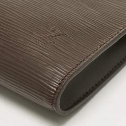 Pre Owned Louis Vuitton Moka Epi Leather Pochette Accessoires Bag