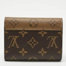 Pre Owned Louis Vuitton Monogram Reverse Canvas Victorine Wallet