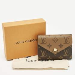 Pre Owned Louis Vuitton Monogram Reverse Canvas Victorine Wallet