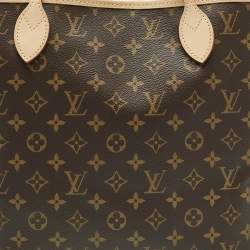 مملوكة مسبقًا حقيبة لوي فيتون مونوجرام كانفاس نيفرفول ميديوم