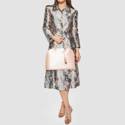 Pre Owned Louis Vuitton Metallic Peach Epi Leather Alma PM Bag