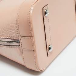 Pre Owned Louis Vuitton Metallic Peach Epi Leather Alma PM Bag