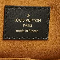 Pre Owned Louis Vuitton Black Monogram Giant Empreinte Leather Onthego MM Bag