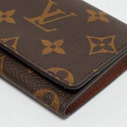 Pre Owned محفظة لوي فيتون "انفيلوي كارت ذو فيزيت كانفاس مونوغرامي
