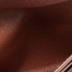 Pre Owned محفظة لوي فيتون "انفيلوي كارت ذو فيزيت كانفاس مونوغرامي