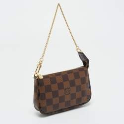 Pre Owned Louis Vuitton Damier Ebene Canvas Mini Pochette Accessoires Bag