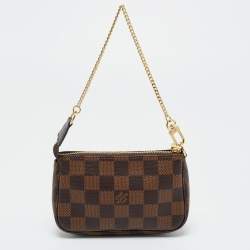 Pre Owned Louis Vuitton Damier Ebene Canvas Mini Pochette Accessoires Bag
